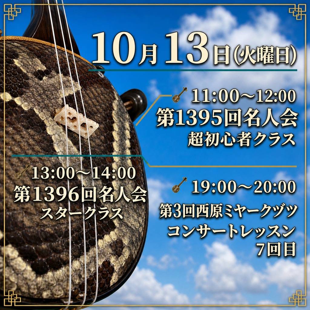 10月13日 本日の本部予定